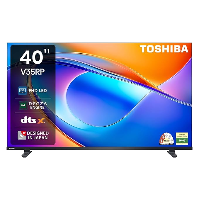 toshiba 100 cm (40 inches) v series hd ready smart led tv 40v35rp (black)